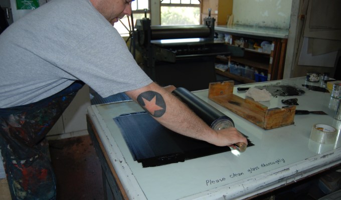 Dusty and Dustin, A Printmaking&nbsp;Reunion